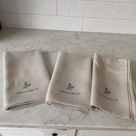 Custom linen napkins for small business